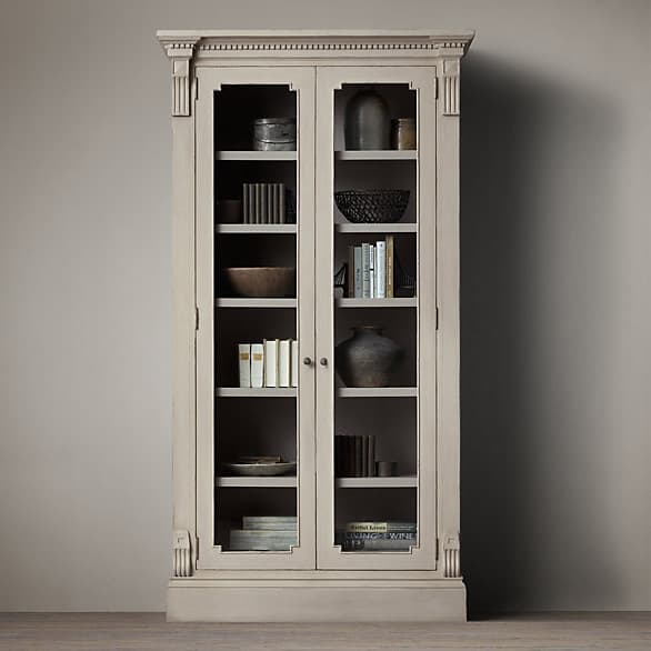 Restoration Hardware St. James Glass Cabinet