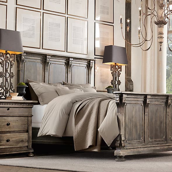 Restoration Hardware St. James Panel Bed