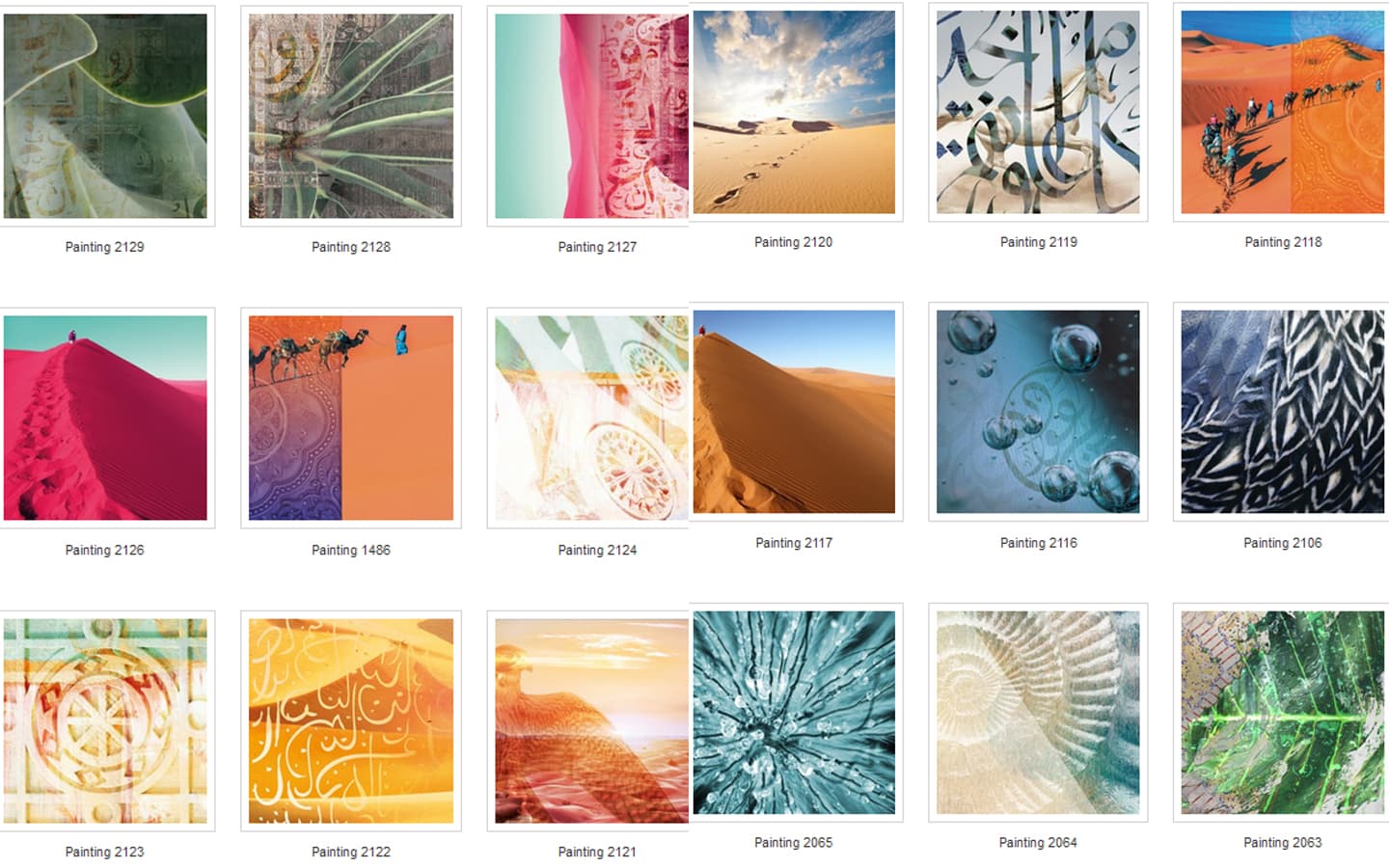 Картина Adriani & Rossi Prints on canvas Arabic Painting 2271