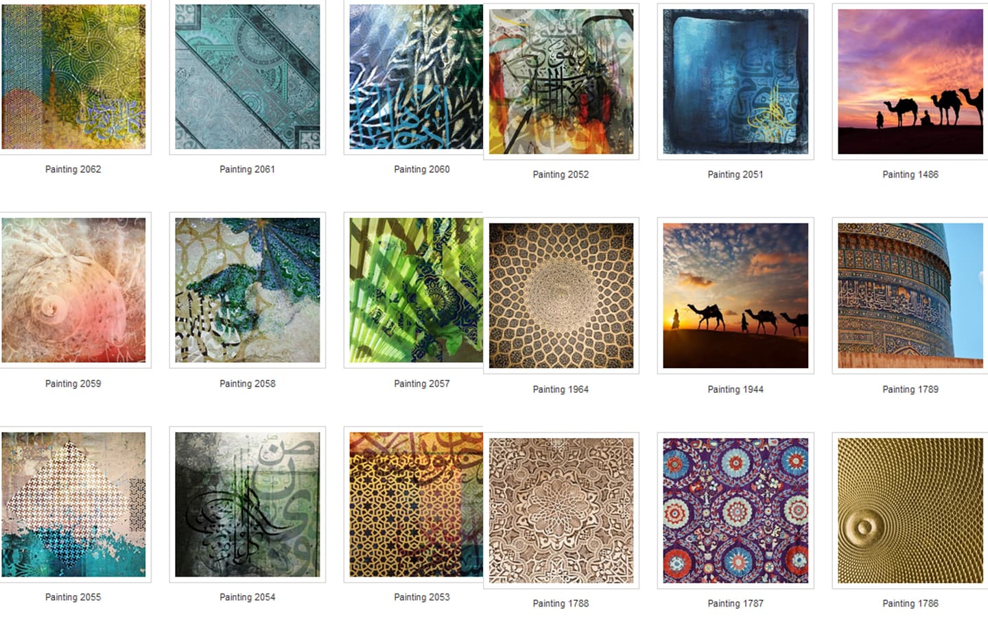 Картина Adriani & Rossi Prints on canvas Arabic Painting 2271