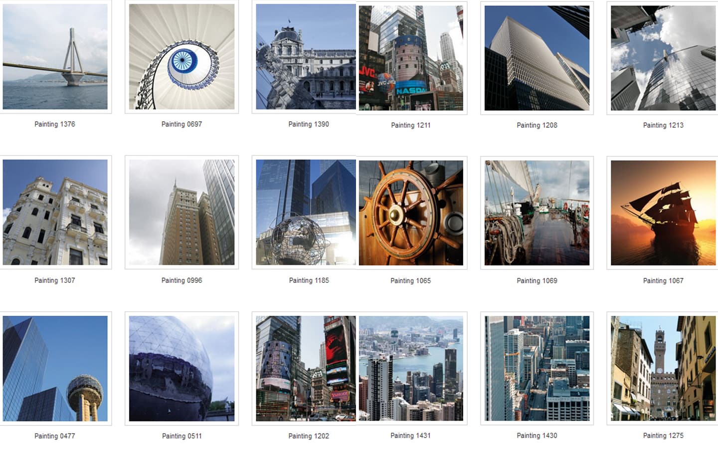 Картина Adriani & Rossi Prints on canvas City Painting 1115