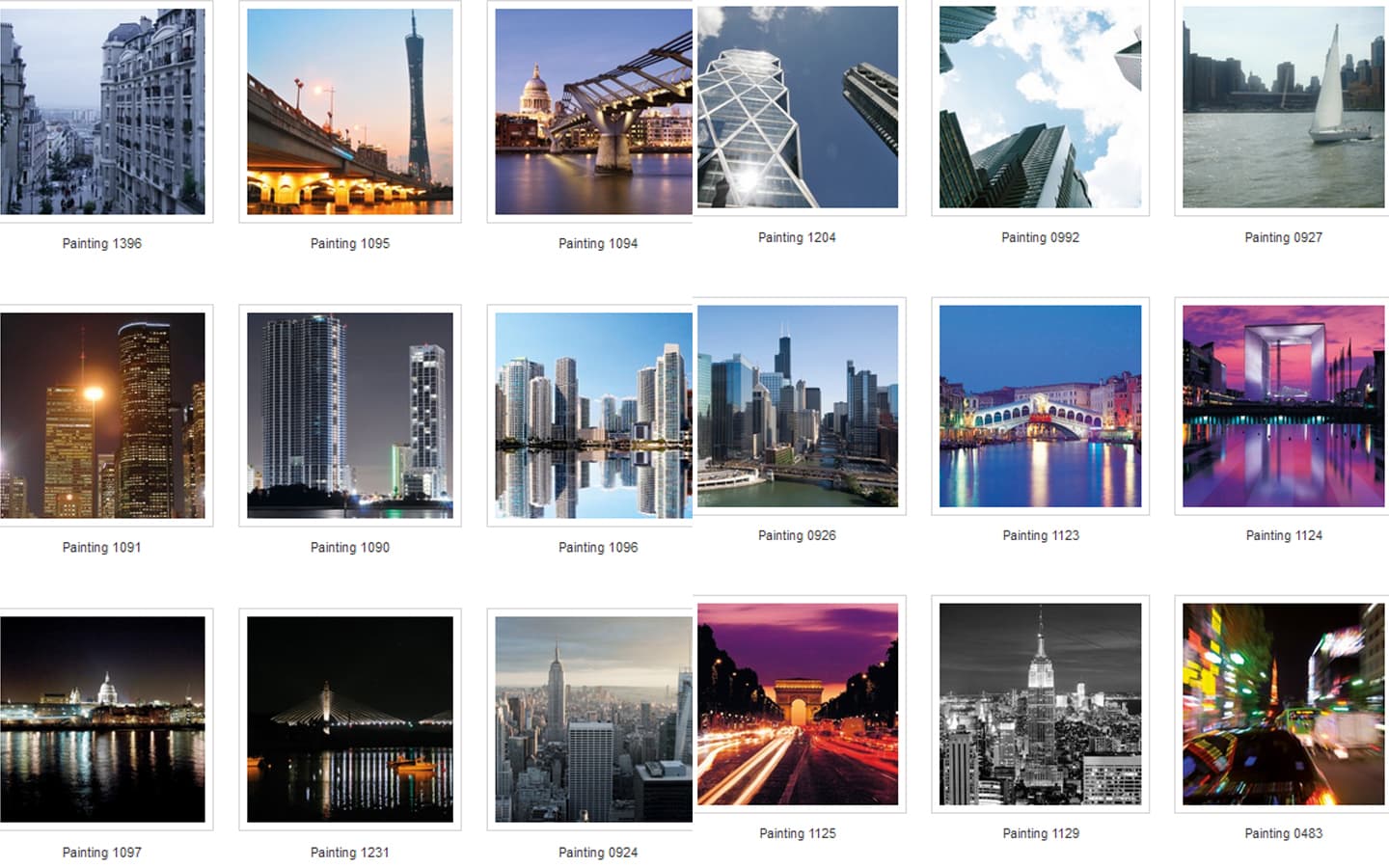 Картина Adriani & Rossi Prints on canvas City Painting 1115