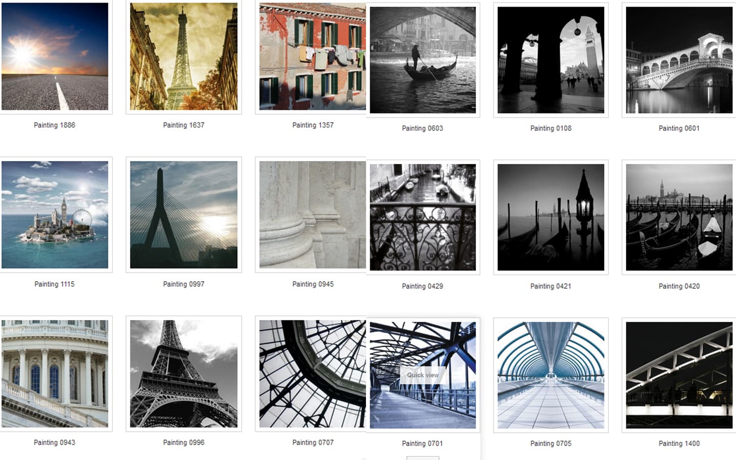 Картина Adriani & Rossi Prints on canvas City Painting 1115