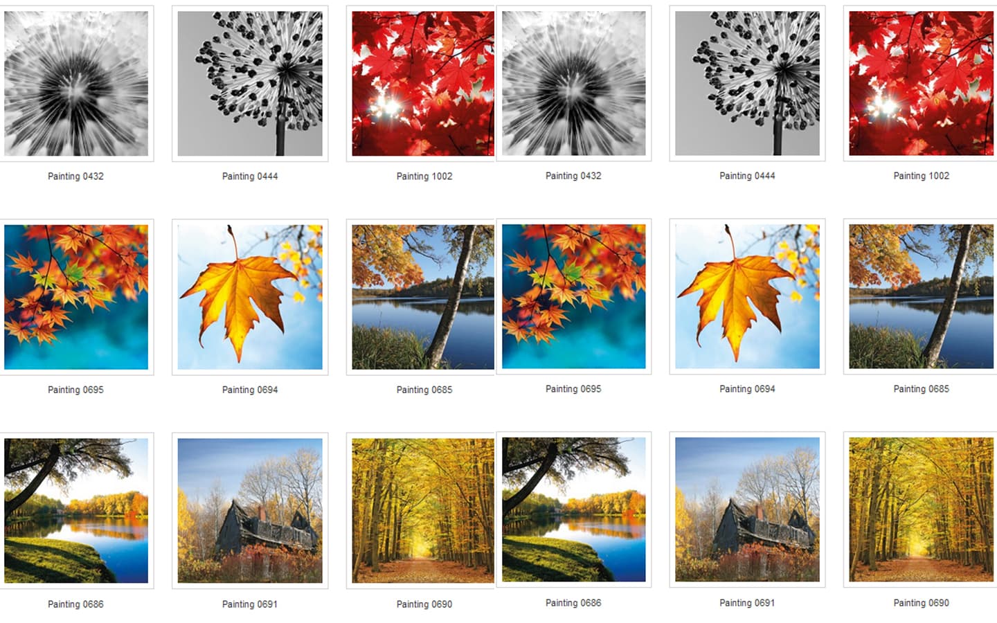 Картина Adriani & Rossi Prints on canvas Flowers and plants Painting 1108