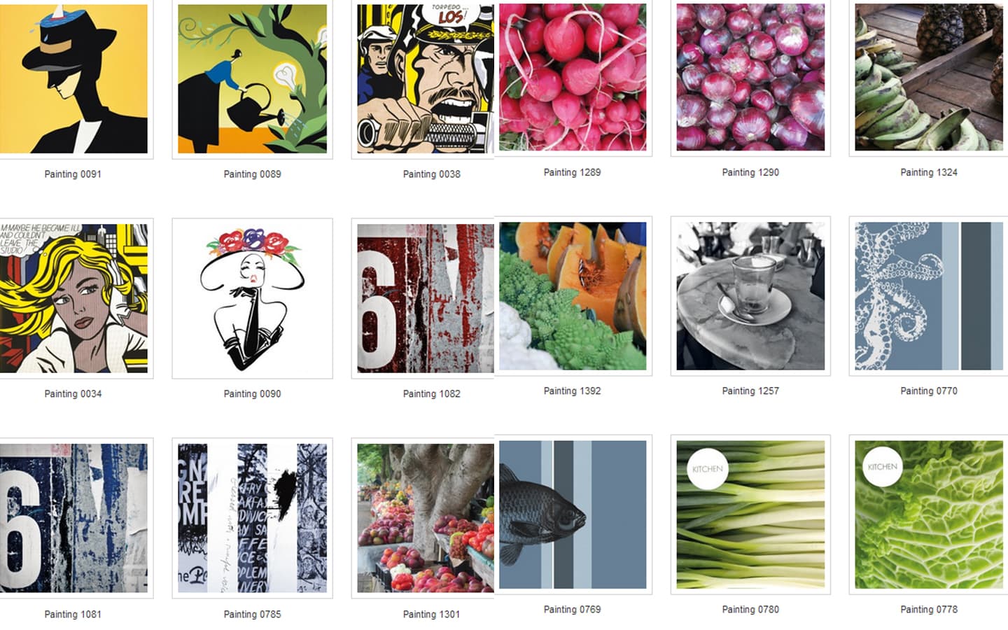 Картина Adriani & Rossi Prints on canvas Graphics Painting 0035