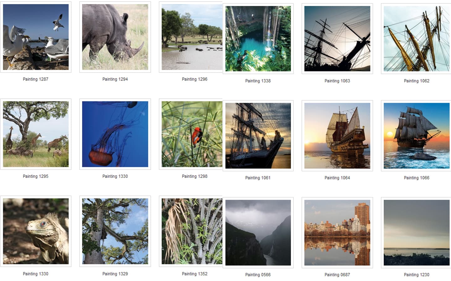 Картина Adriani & Rossi Prints on canvas Sea Ocean and Nature Painting 1894