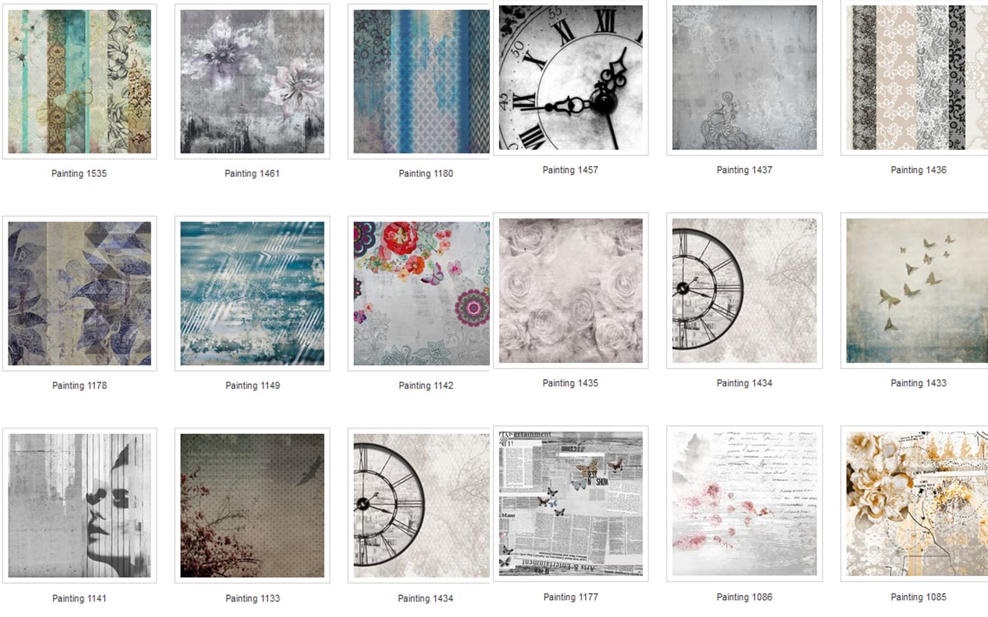 Картина Adriani & Rossi Prints on canvas Total Look Painting 1179