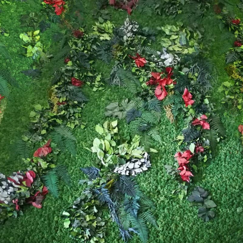 Декор "зеленая стена" Adriani & Rossi Lichen with leaves