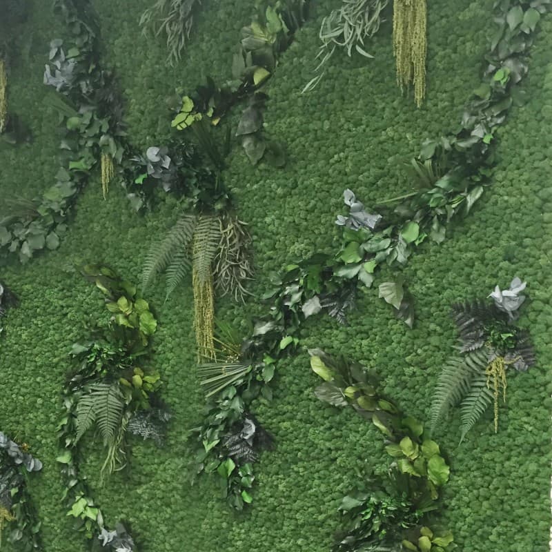 Декор "зеленая стена" Adriani & Rossi Lichen with leaves