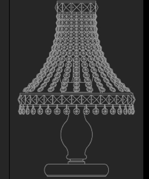 Настольная лампа Voltolina Tavolo Beethoven 2L Voltolina