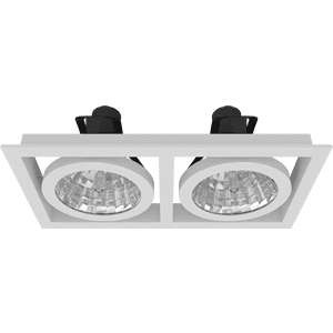 Карданный металлогалогенный светильник Bosma RUBI M duo