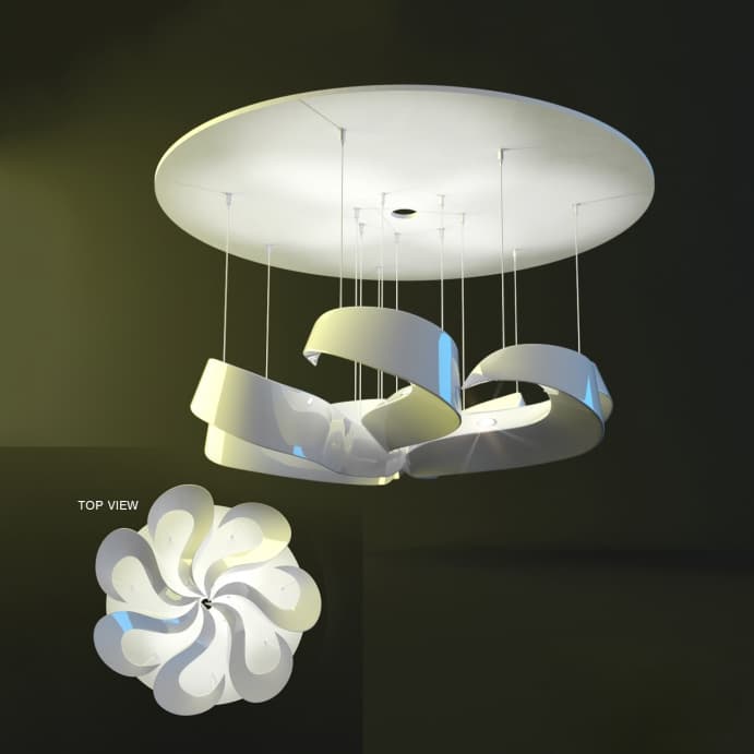 Подвесной светильник Cedri Martini FRACTALIA n1