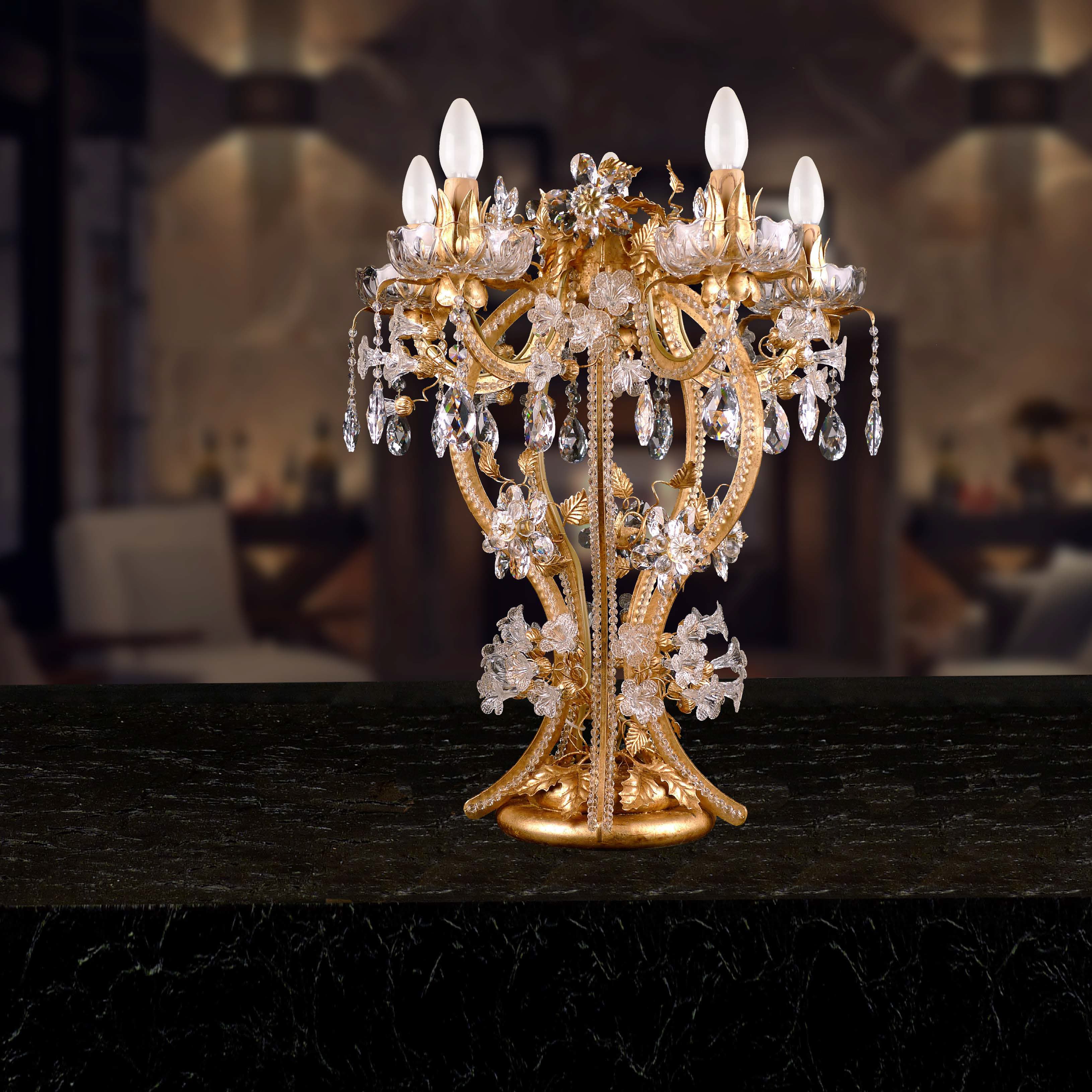 Настольная лампа Mechini F257/5 Mechini