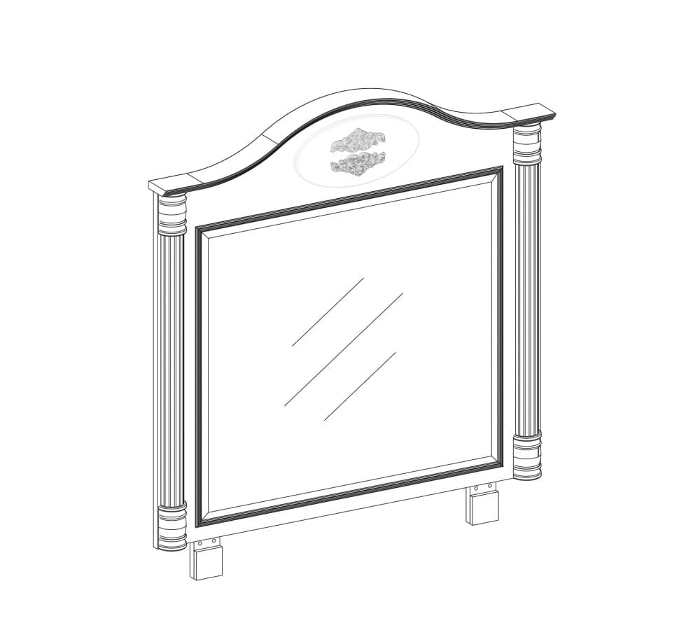 Зеркало CILEK Romantic 20.21.1800.00