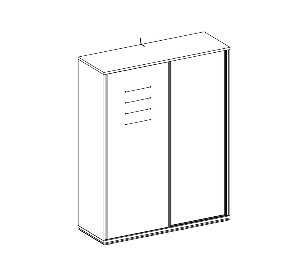 Шкаф-купе CILEK Trio 20.40.1002.00