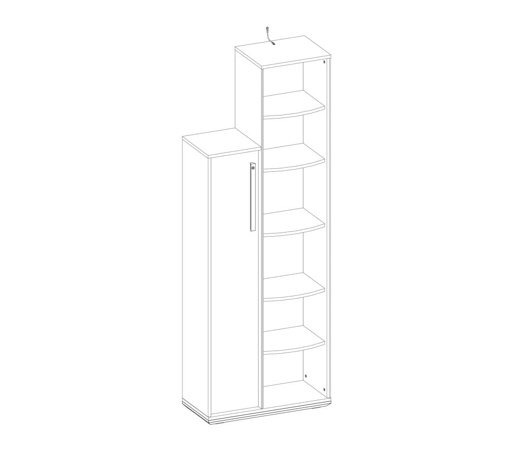 Шкаф CILEK Trio 20.40.1501.00