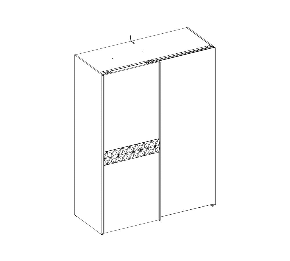 Шкаф-купе CILEK Lofter Sliding Wardrobe