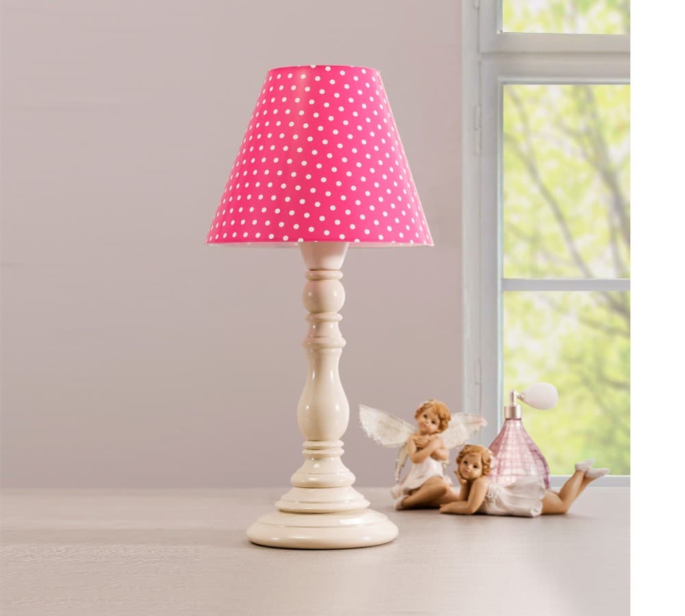 Настольная лампа CILEK Flora Dotty Table Lamp (Pink)