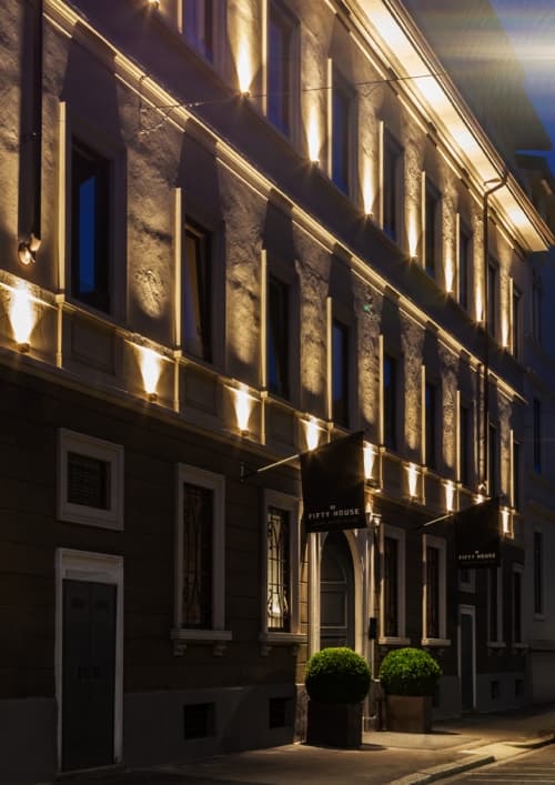 Настенный светильник Antonangeli Illuminazione Cu-box outdoor wall Antonangeli Illuminazione