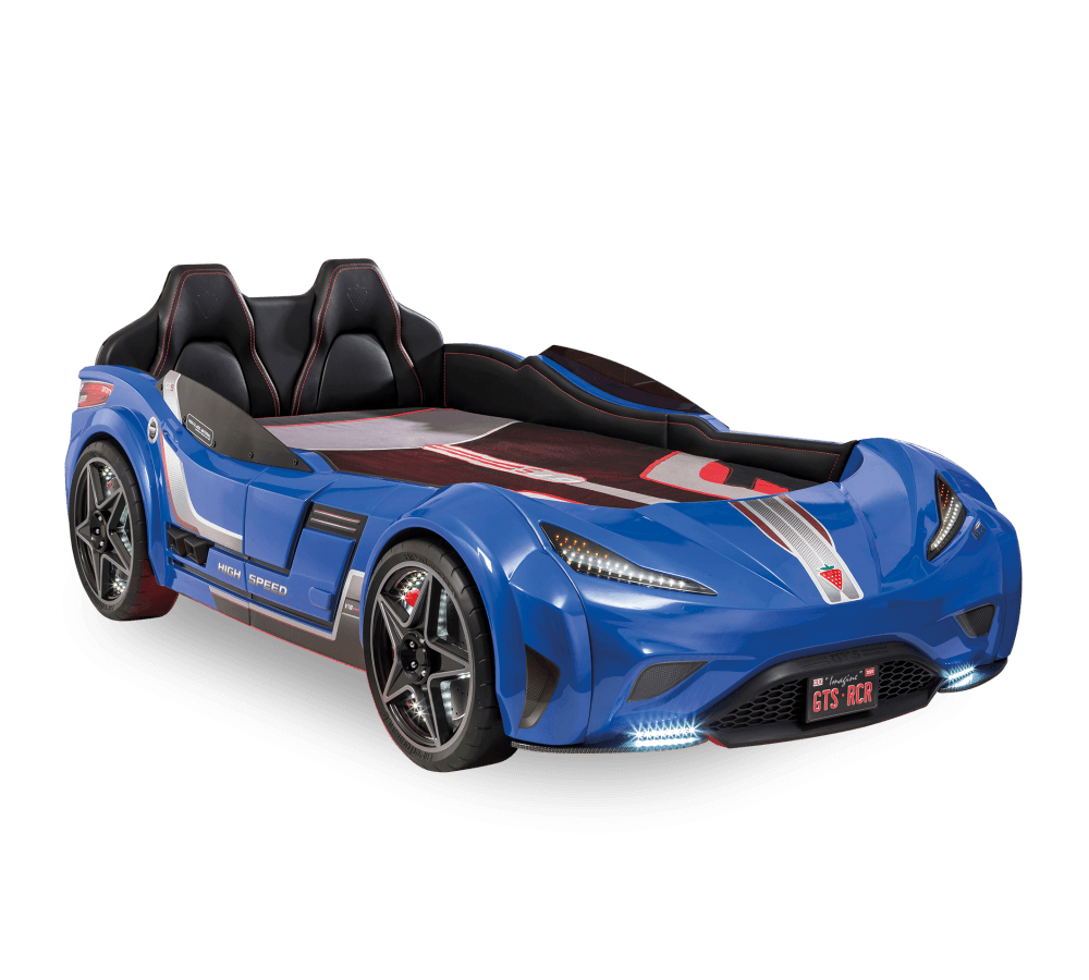 Детская кровать в виде машины CILEK Champion Racer Gts Carbed