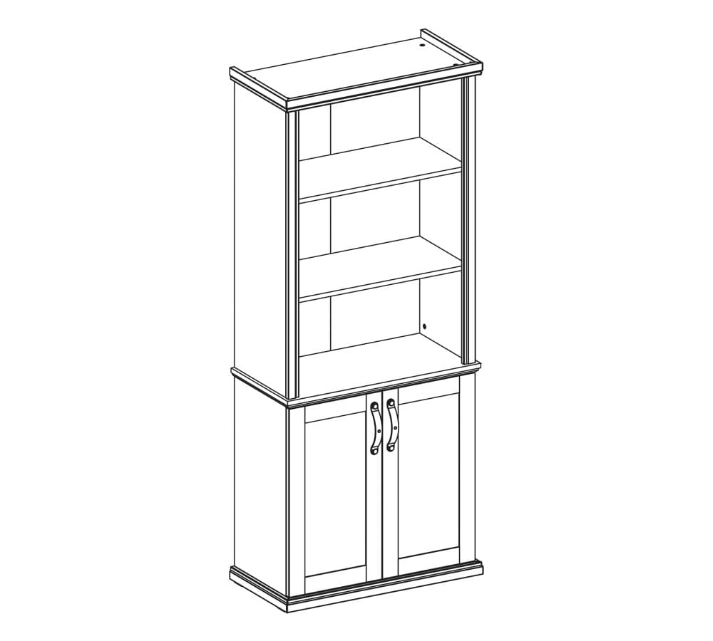 Книжный шкаф CILEK Royal 20.09.1501.00