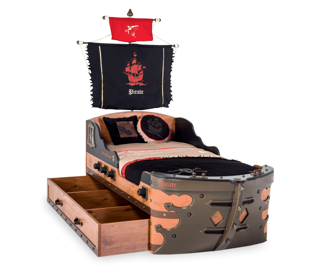 Кровать детская CILEK Pirate в виде корабля
