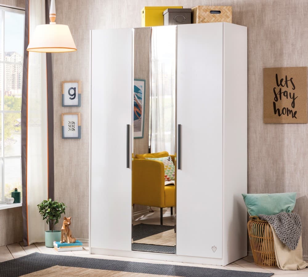 Гардероб CILEK White 3х дверный
