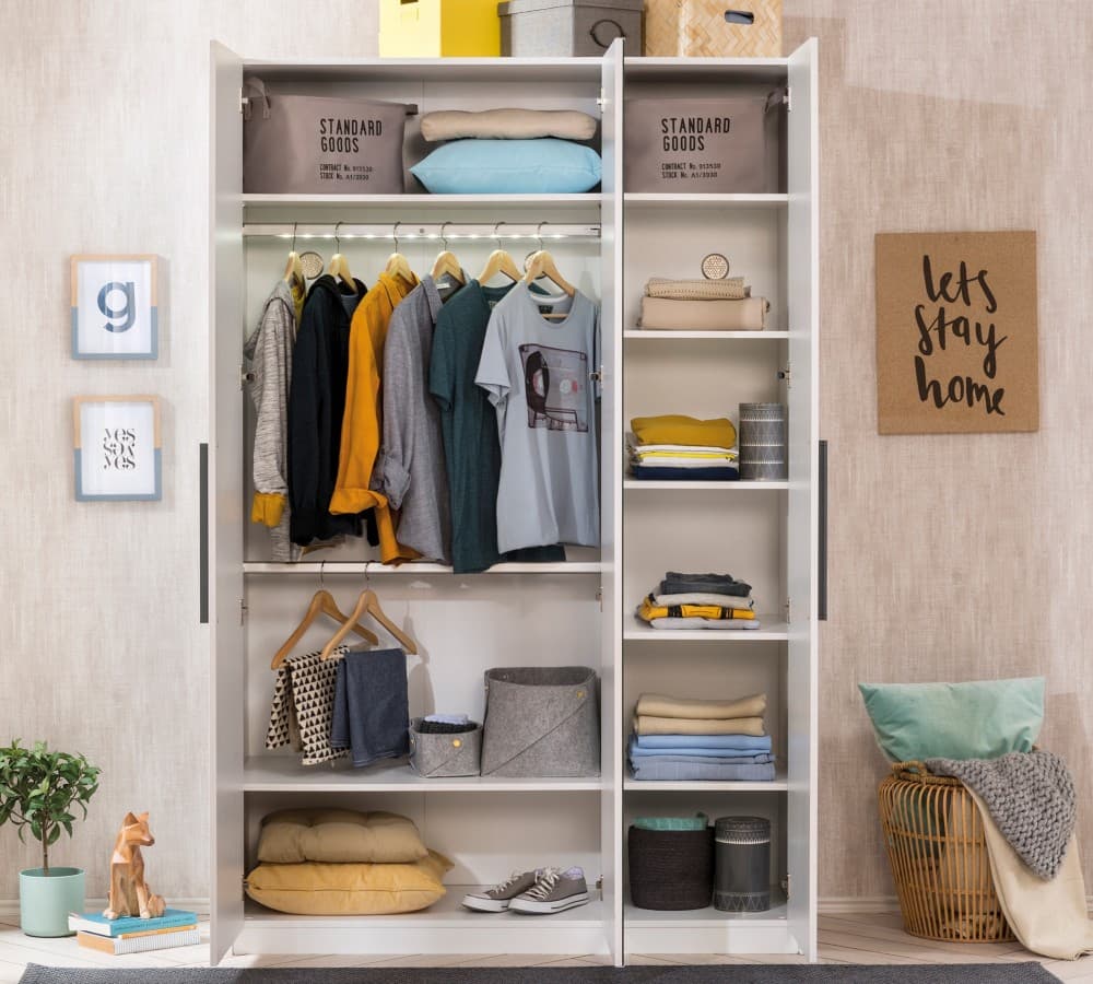 Гардероб CILEK White 3х дверный