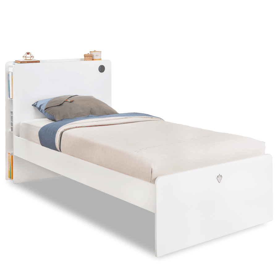 Кровать односпальная CILEK White (100x200 Cm)