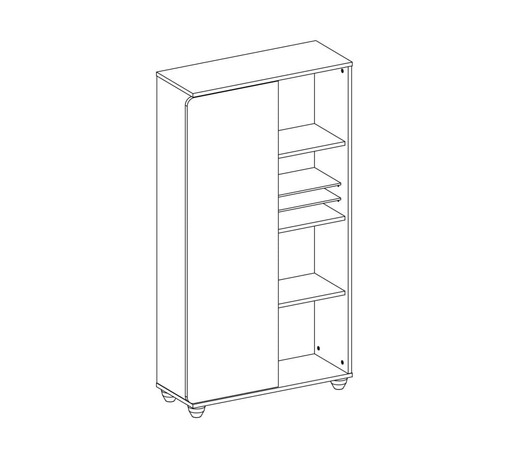 Шкаф CILEK White 20.54.1502.00