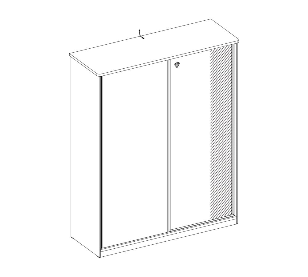 Шкаф-купе CILEK Black 20.58.1003.00