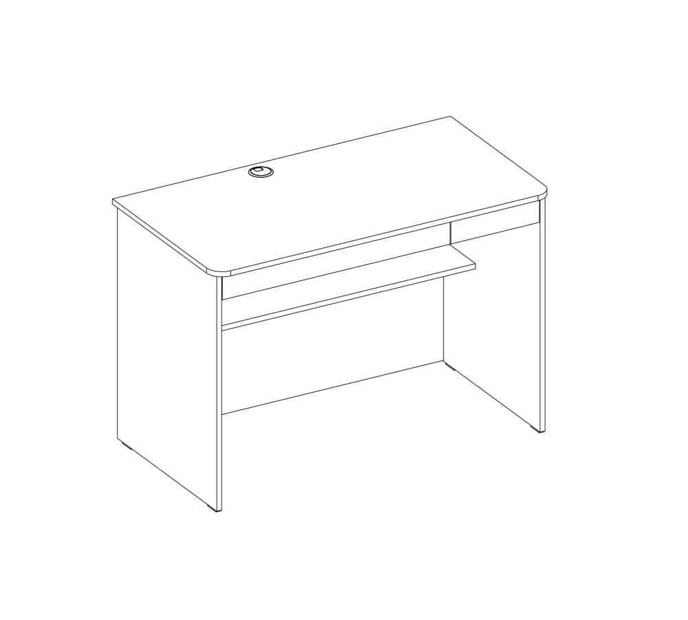 Письменный стол CILEK Black Dar