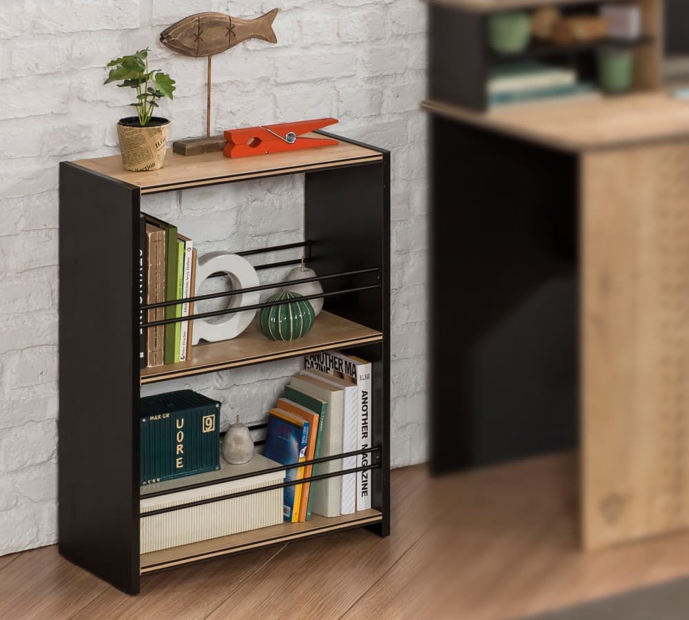 Шкаф CILEK Black Bookcase 20.58.1502.00