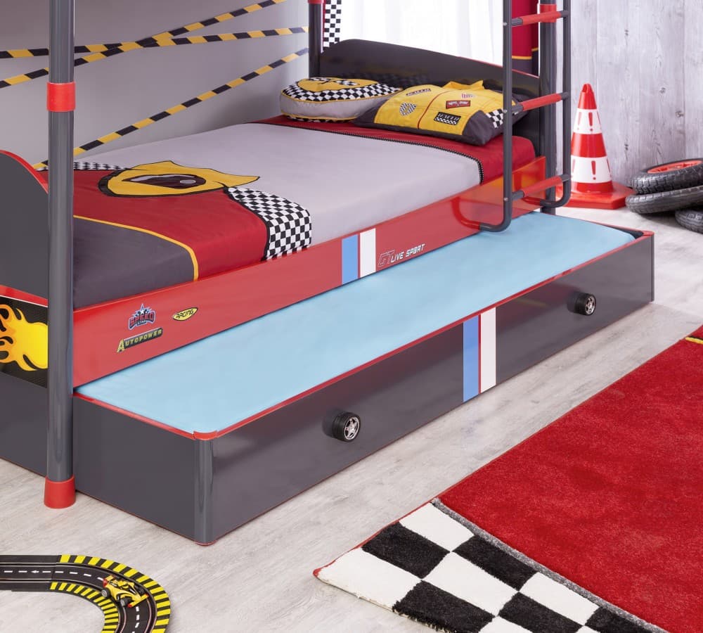 Кровать детская CILEK Champion Racer с выдвигающейся нижней частью