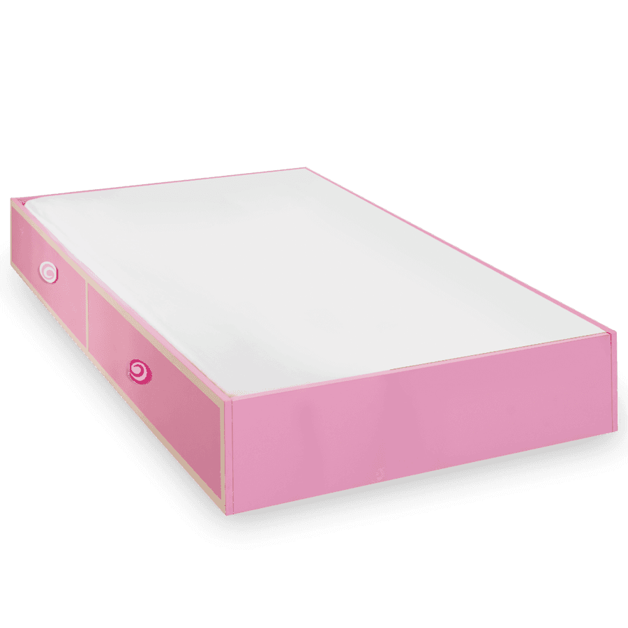 Детская кровать CILEK Princess с выдвигающейся нижней частью