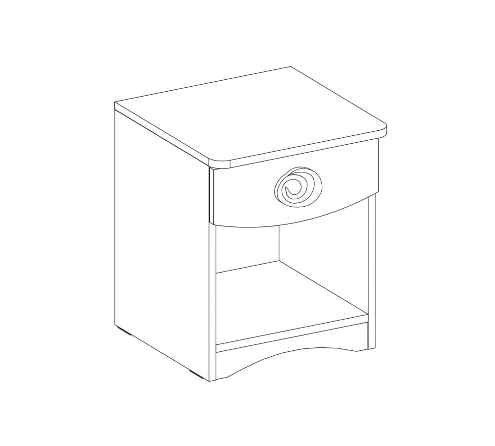 Прикроватная тумбочка CILEK Princess