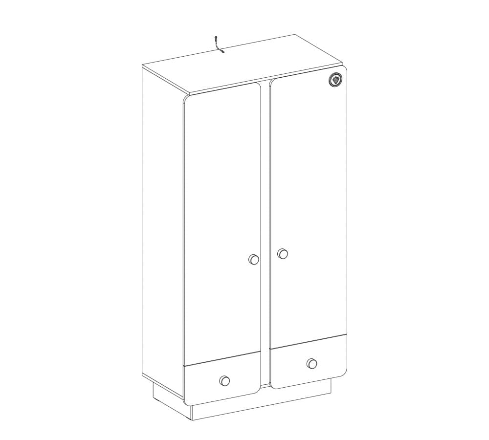 Гардероб CILEK Natura Baby