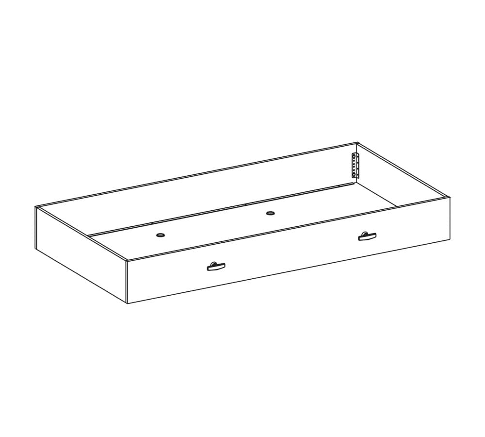 Кровать односпальная CILEK Football с выдвигающейся нижней частью