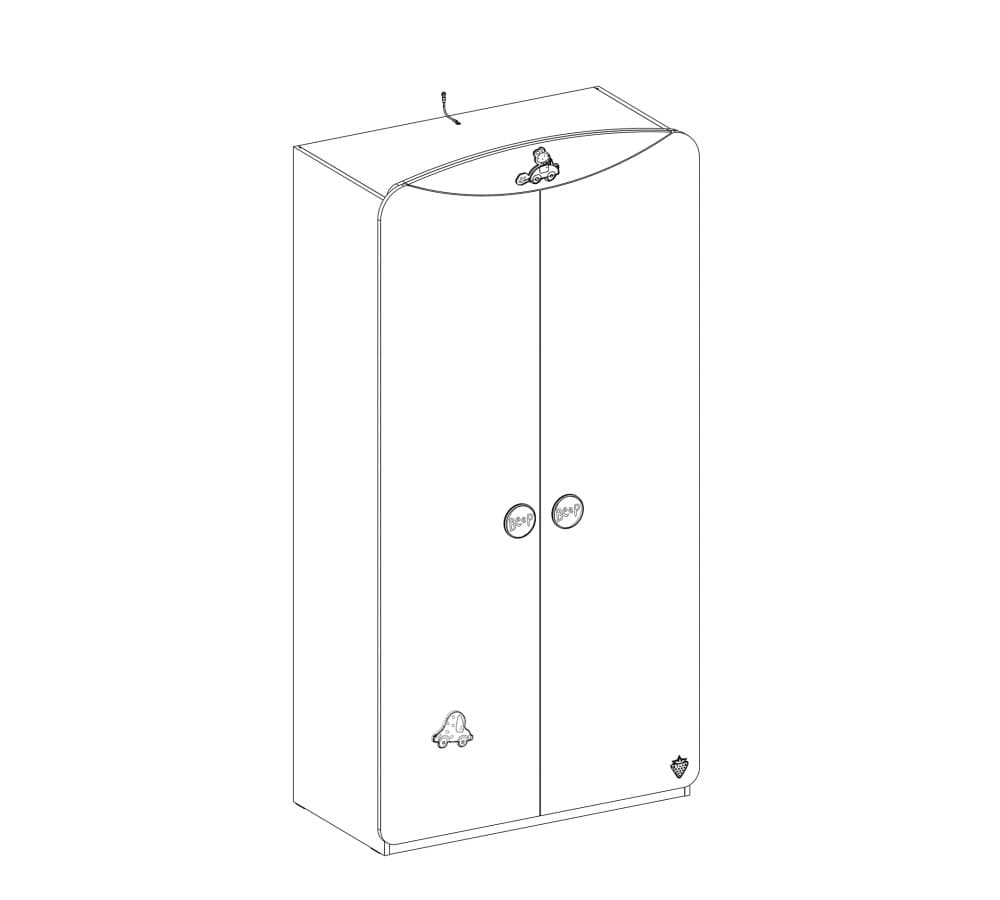 Гардероб CILEK Baby Boy