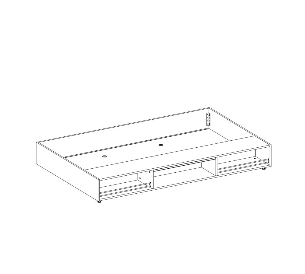 Детская кровать CILEK Dynamic с выдвигающейся базой