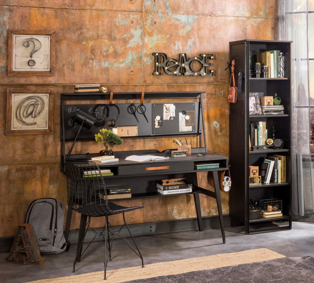 Книжный шкаф CILEK Dark Metal Bookcase