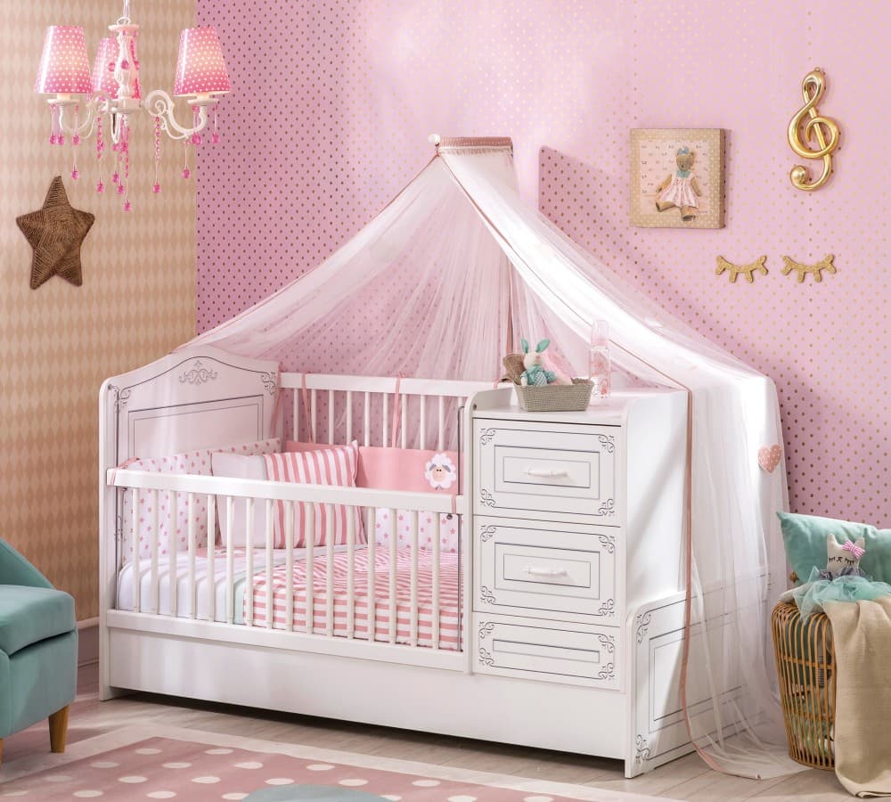 Детская кроватка CILEK Selena St Convertible Baby Bed