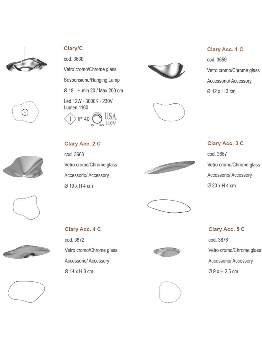 Подвесной светильник SIKREA Clary SIKREA