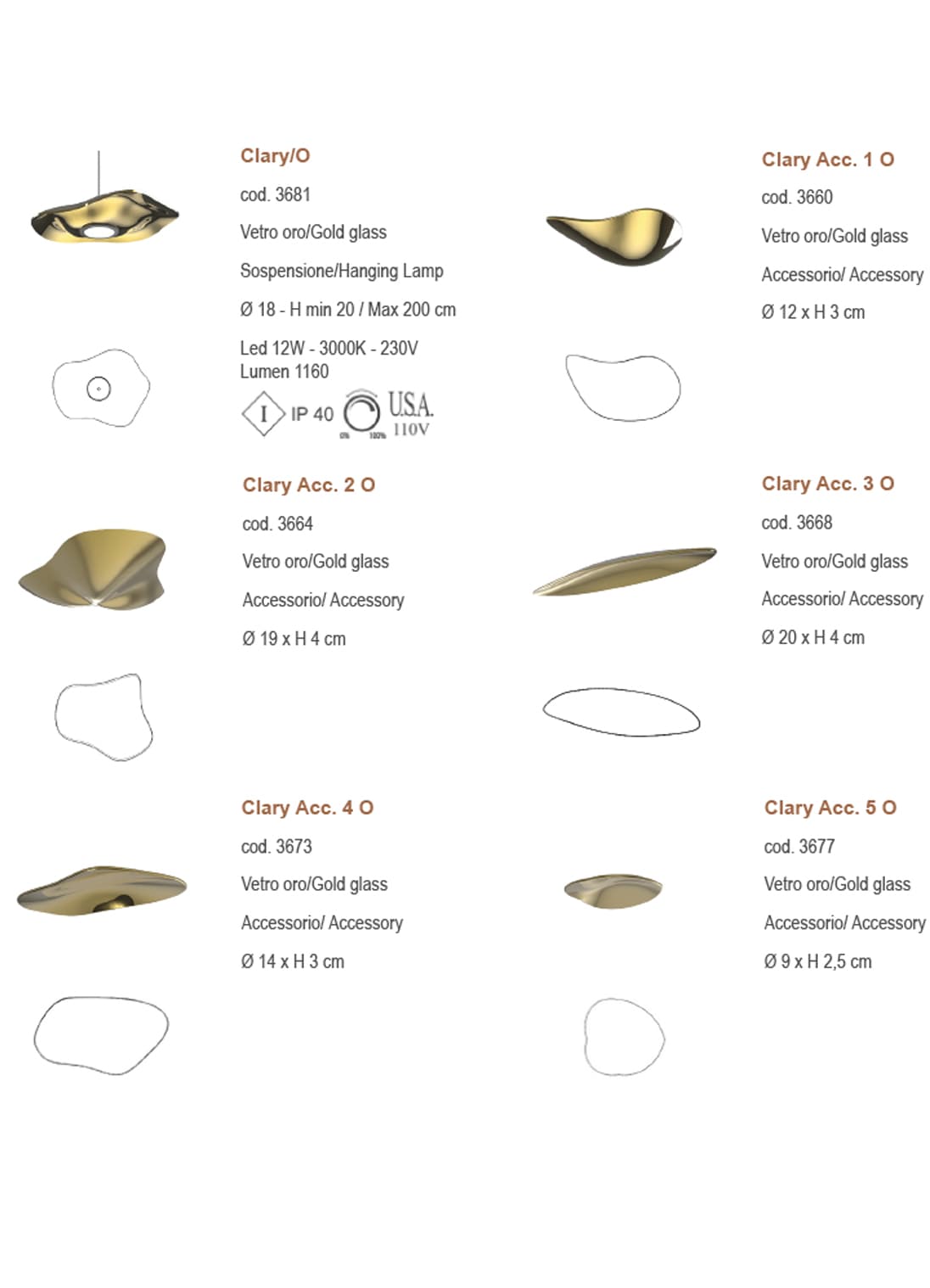 Подвесной светильник SIKREA Clary SIKREA