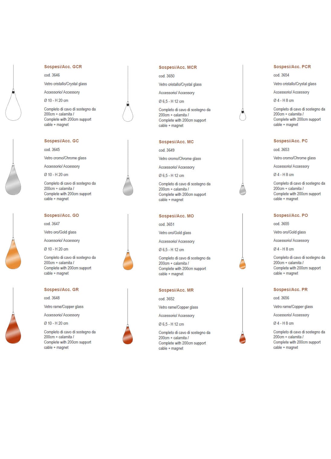Подвесной светильник SIKREA Sospesi/C SIKREA