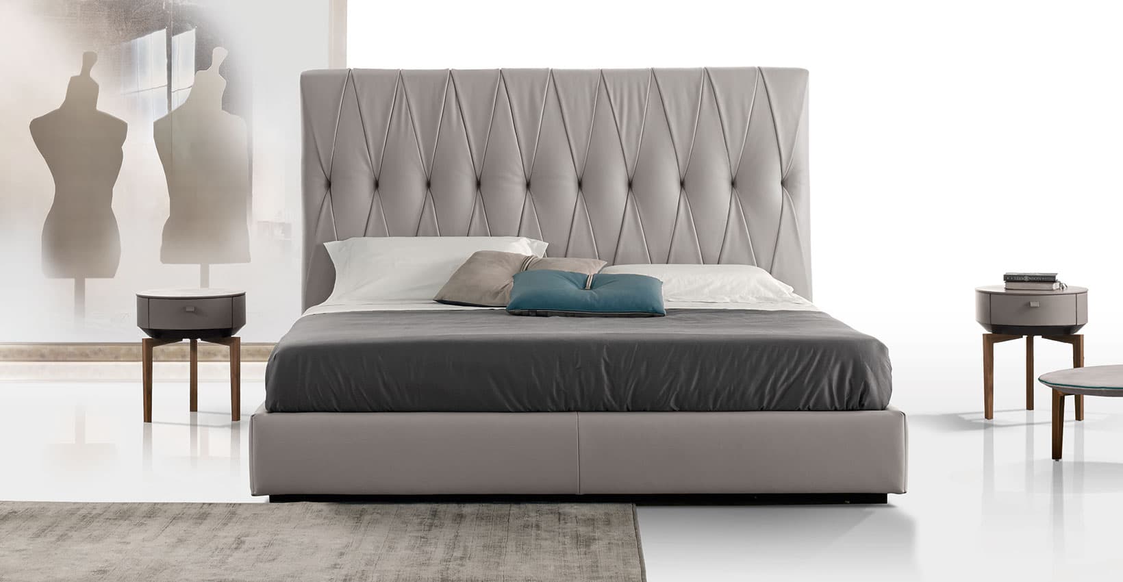 Двуспальная кровать Gamma Arredamenti Marlon Night