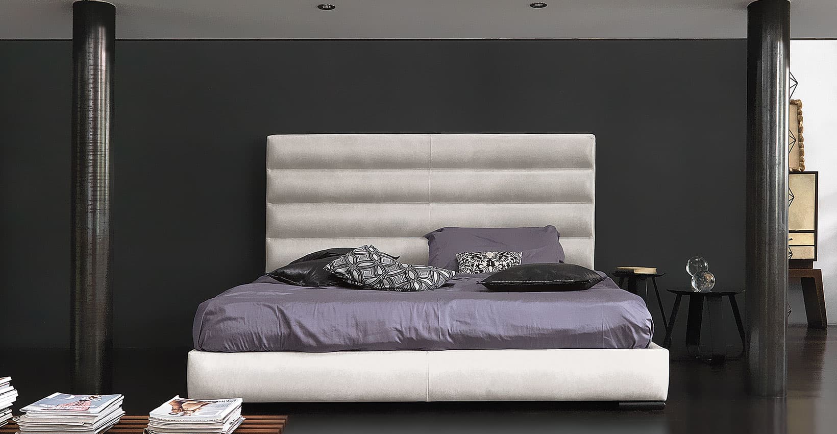Двуспальная кровать Gamma Arredamenti Wafer Night