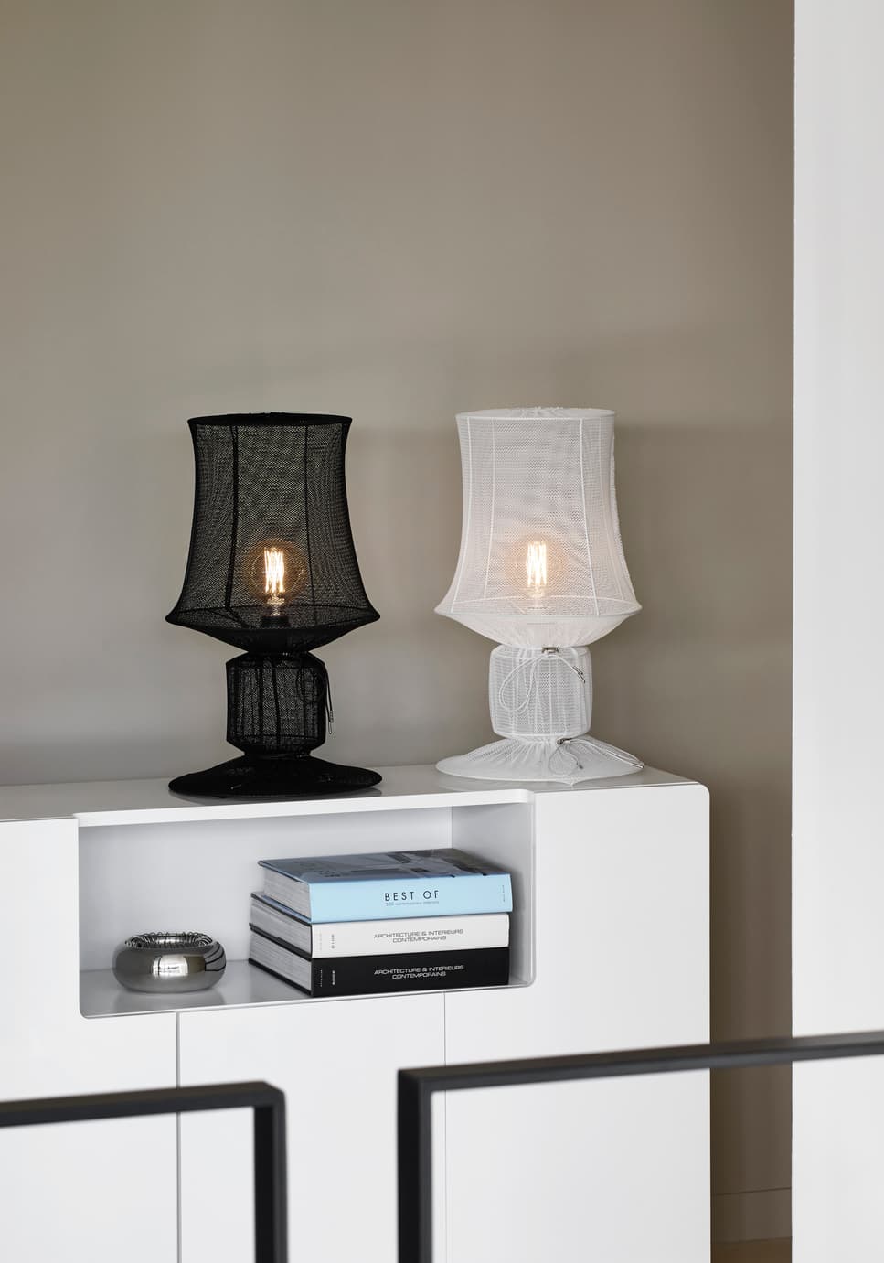 Настольный светильник Forestier Lampe Knitted Noir Forestier