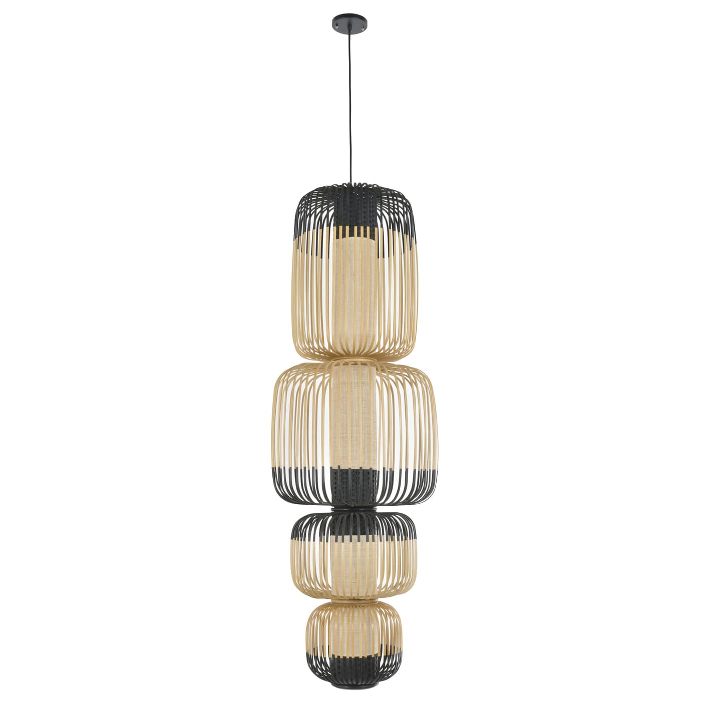 Подвесной светильник Forestier Suspension Bamboo Light 4 Lights