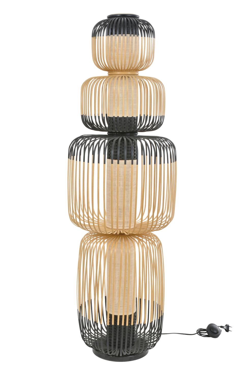 Напольный светильник Forestier Lampadaire Bamboo Light 3 Lights Forestier